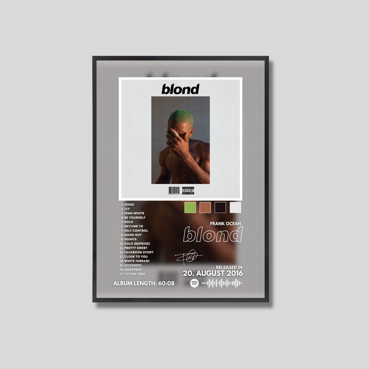 blond - track list